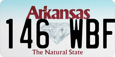 AR license plate 146WBF