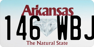AR license plate 146WBJ