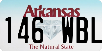 AR license plate 146WBL
