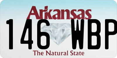 AR license plate 146WBP