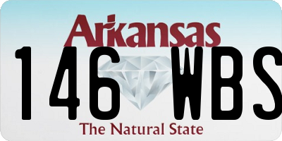 AR license plate 146WBS
