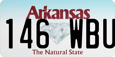 AR license plate 146WBU