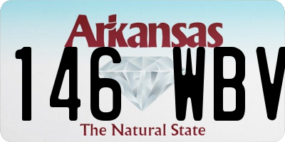 AR license plate 146WBV