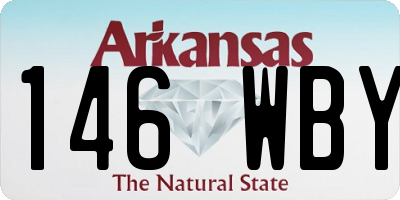 AR license plate 146WBY