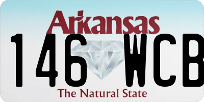 AR license plate 146WCB