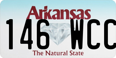 AR license plate 146WCC
