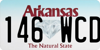 AR license plate 146WCD