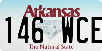 AR license plate 146WCE