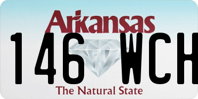 AR license plate 146WCH