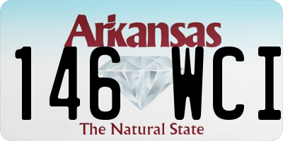 AR license plate 146WCI