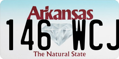 AR license plate 146WCJ