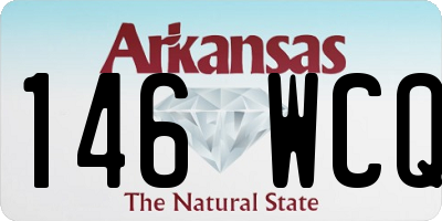 AR license plate 146WCQ