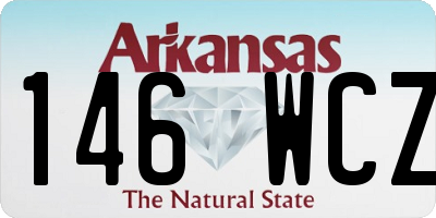 AR license plate 146WCZ
