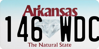 AR license plate 146WDC