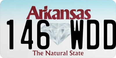 AR license plate 146WDD