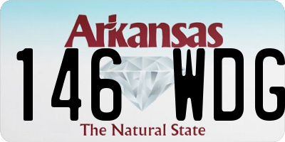 AR license plate 146WDG