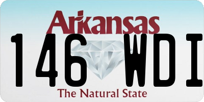 AR license plate 146WDI