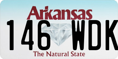 AR license plate 146WDK