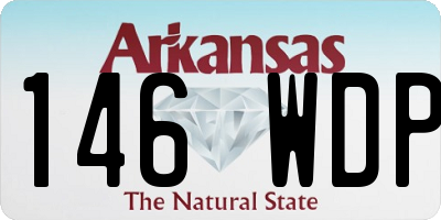 AR license plate 146WDP