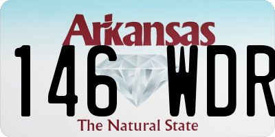 AR license plate 146WDR