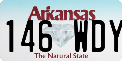 AR license plate 146WDY