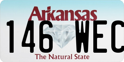 AR license plate 146WEC