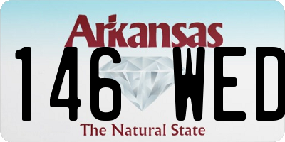AR license plate 146WED