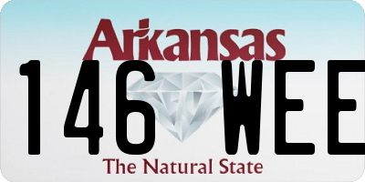 AR license plate 146WEE
