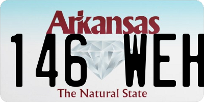 AR license plate 146WEH