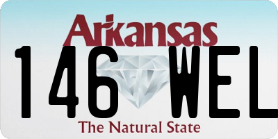 AR license plate 146WEL
