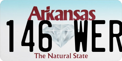 AR license plate 146WER