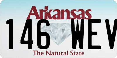 AR license plate 146WEV