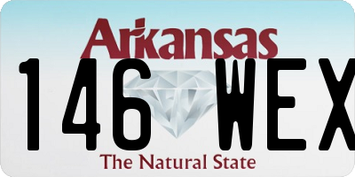 AR license plate 146WEX