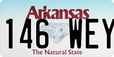 AR license plate 146WEY