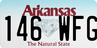 AR license plate 146WFG