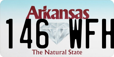 AR license plate 146WFH