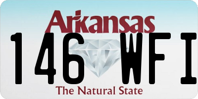 AR license plate 146WFI