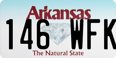 AR license plate 146WFK