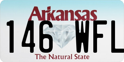AR license plate 146WFL