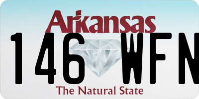 AR license plate 146WFN
