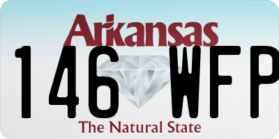 AR license plate 146WFP