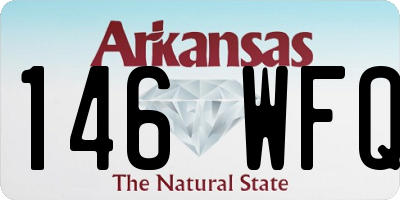 AR license plate 146WFQ