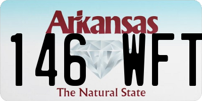 AR license plate 146WFT