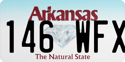 AR license plate 146WFX