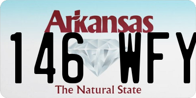 AR license plate 146WFY