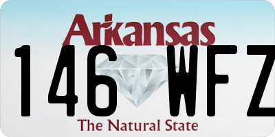 AR license plate 146WFZ