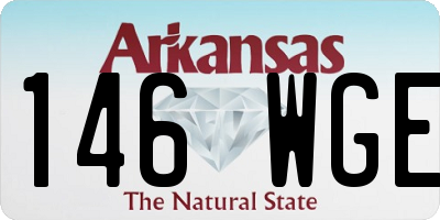 AR license plate 146WGE