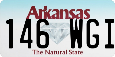 AR license plate 146WGI