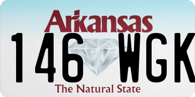 AR license plate 146WGK