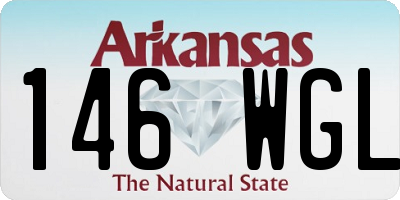 AR license plate 146WGL